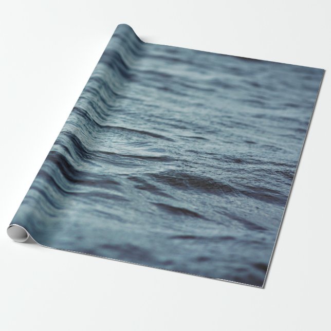 Water liquid water surface texture wrapping paper (Unrolled)