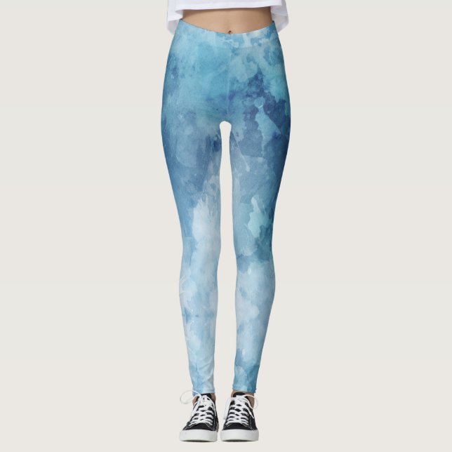 Water Love - Power Yoga Leggings (Front)