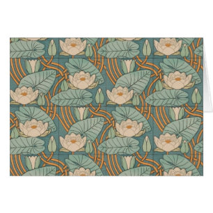 Water Lys Lily Art Nouveau Nature
