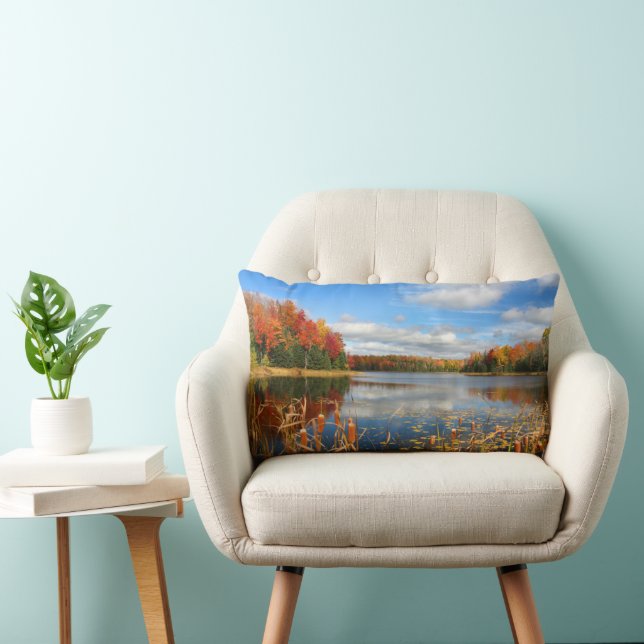 Water | Mabel Lake Canada Lumbar Pillow (Chair)