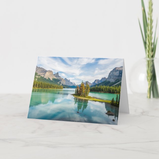 Water | Maligne Lake, Jasper National Park, Canada Card (Front)