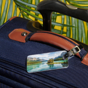 Water Maligne Lake, Jasper National Park, Canada Luggage Tag