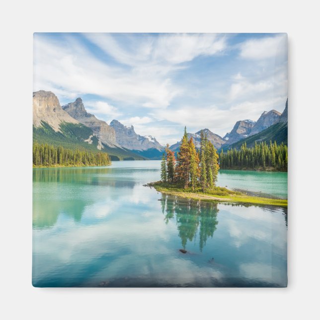 Water | Maligne Lake, Jasper National Park, Canada Magnet (Front)