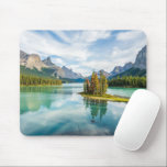 Water | Maligne Lake, Jasper National Park, Canada Mouse Pad<br><div class="desc">This amazing Getty Images photo features Maligne Lake,  Jasper National Park,  Alberta,  Canada and Spirit Island in a summer.</div>