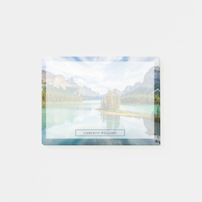 Water | Maligne Lake, Jasper National Park, Canada Post-it Notes (Front)