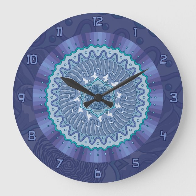 Water Mandala Clock (Front)