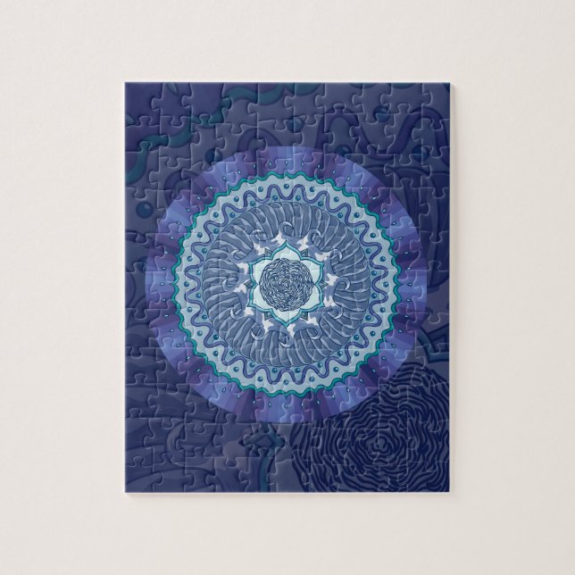 Water Mandala Puzzle (Vertical)