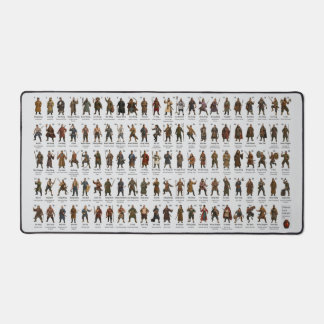 Water Margin Desk Mat: Outlaws