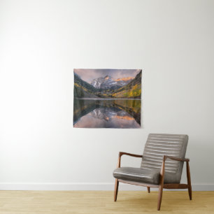 Water   Maroon Bells Colorado Tapestry