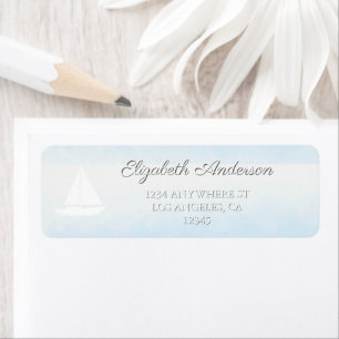 Water Meets Sky Watercolor Wedding