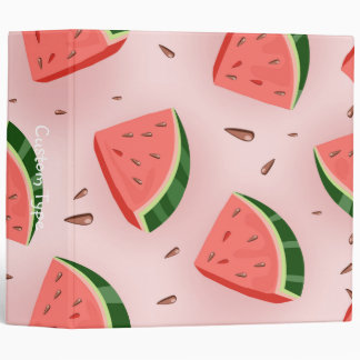 Water Melon Pattern Binder