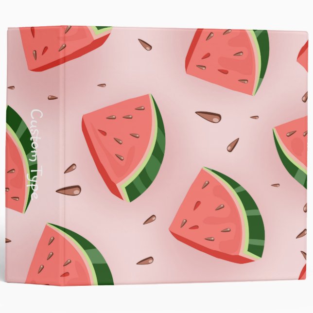 Water Melon Pattern Binder (Front/Spine)