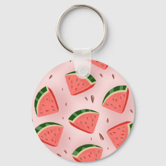 Water Melon Pattern Keychain