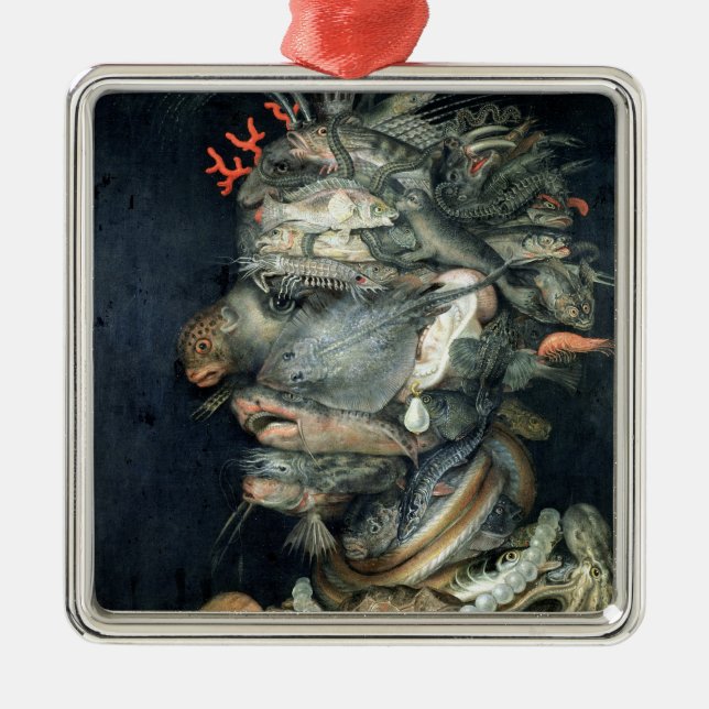 Water, Metal Ornament (Front)