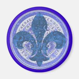 Water Metre Fleur De Lis Magnet