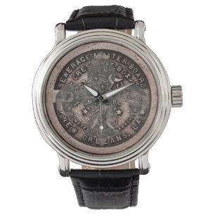 Water Metre Lid Clock Face Watch