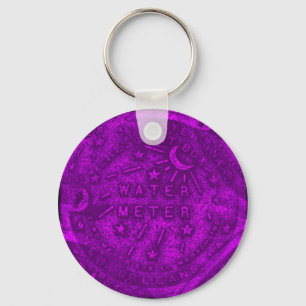 Water Metre Lid Keychain