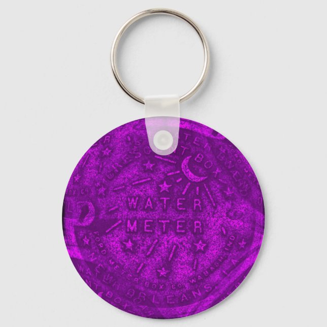 Water Metre Lid Keychain (Front)