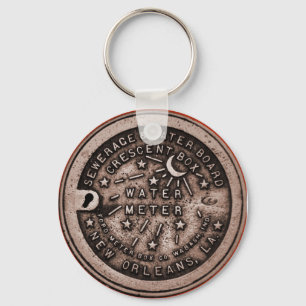 Water Metre Lid Keychain