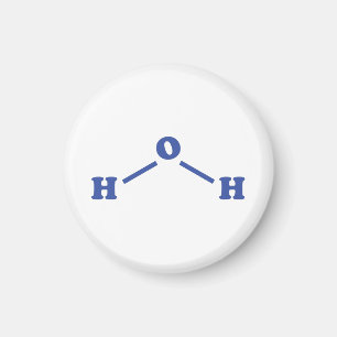 Water Molecular Chemical Formula Magnet