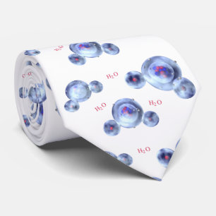 Water Molecules Tie