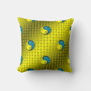 Water Monkey Throw Pillow