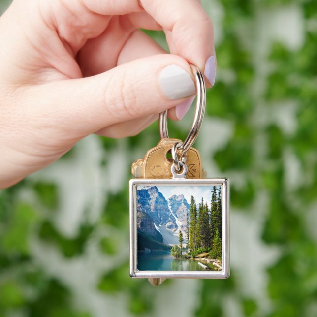 Water | Moraine Lake, Canada Keychain (Hand)