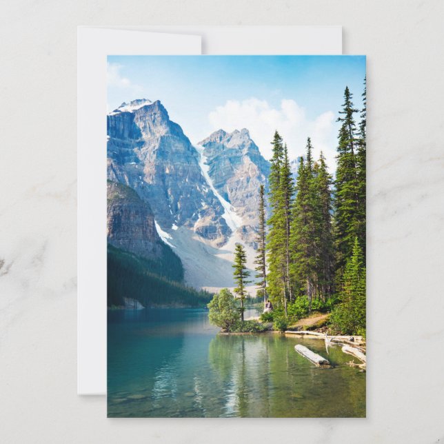 Water | Moraine Lake, Canada Thank You Card (Front)