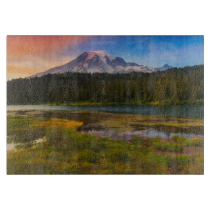 Water Mt. Rainier National Park, Washington Cutting Board