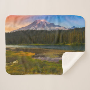 Water   Mt. Rainier National Park, Washington Sherpa Blanket