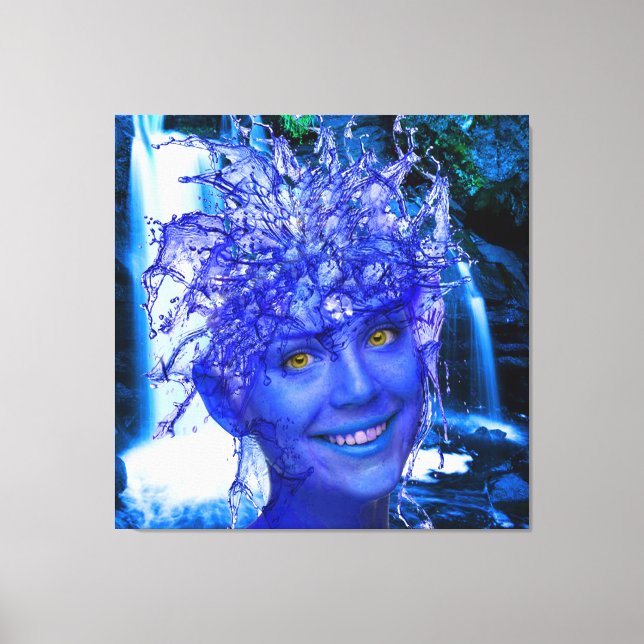 Water Nymph Canvas Print (Front)