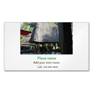 water ocean beach photo add name text place summer 	Magnetic business card