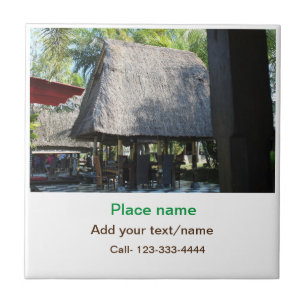 water ocean beach photo add name text place summer tile