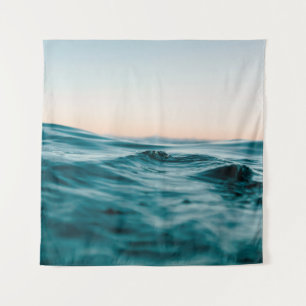 Water ocean wave beach sea nature tapestry