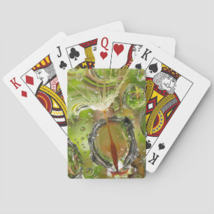 Water on dandelion seed, CA Playing Cards
