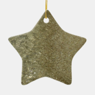 Water on the Beach II Abstract Nature Photography Ceramic Ornament