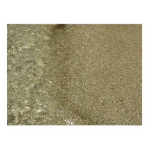 Water on the Beach II Abstract Nature Photography Photo Print