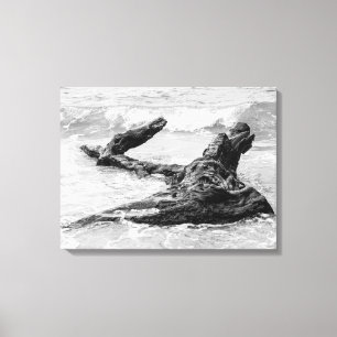 water over art canvas print