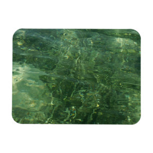 Water over Sea Grass II (Blue and Green) Photo Magnet