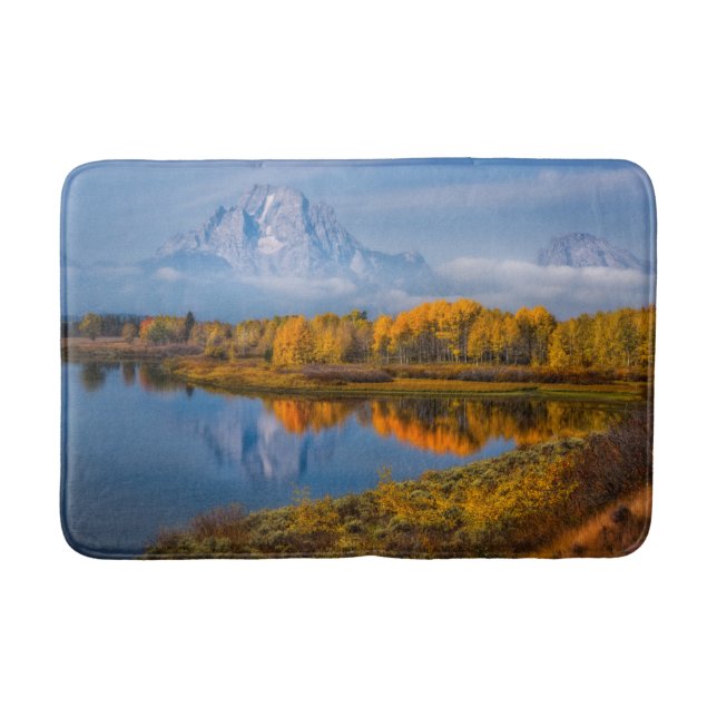 Water | Oxbow Bend Jackson Wyoming Bath Mat (Front)