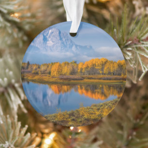 Water   Oxbow Bend Jackson Wyoming Ornament