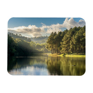 Water   Pang Oung Lake & Pine Forest Thailand Magnet