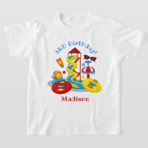 Water park Birthday shirt Pool Party