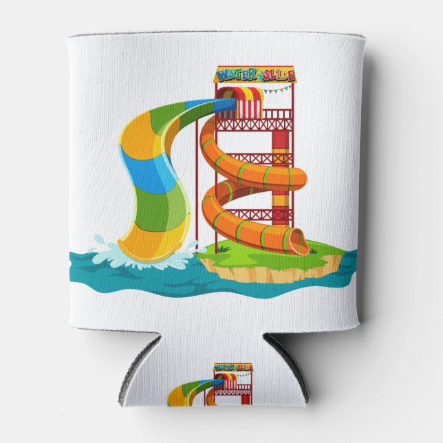 Water park slide can cooler (Front)