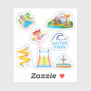Water Park Stickers