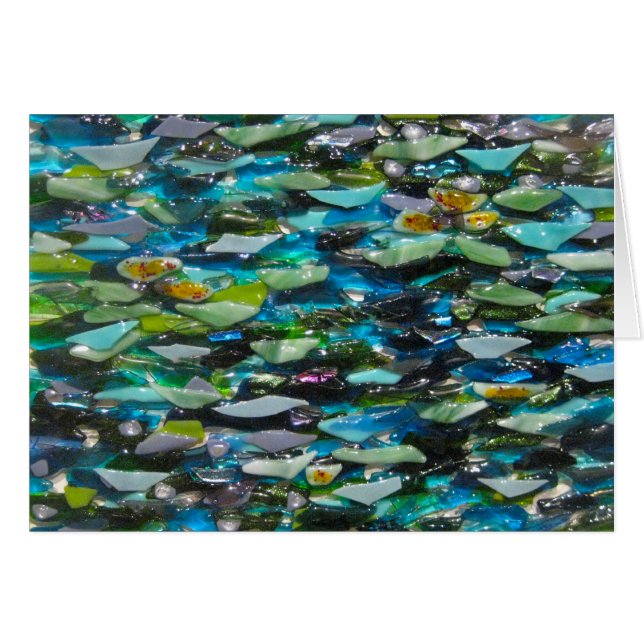 Water Pebbles Blank Card (Front Horizontal)