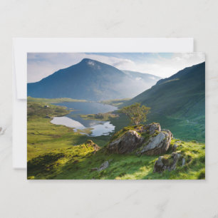 Water Pen yr Ole Wen Lake Idwal Snowdonia Park Thank You Card