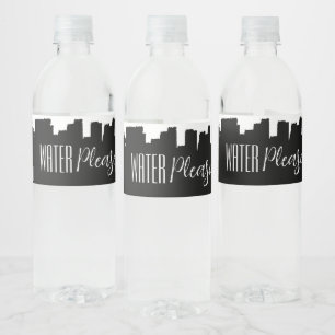 Water Please water bottle label 