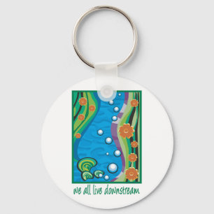 Water Pollution Keychain