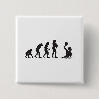 Water Polo 2 Inch Square Button